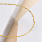 9K Yellow Gold  Chain,  Gold Wt. 2.5 Gms