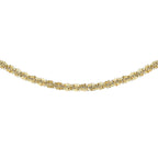 9K Yellow Gold High Finish 2.4MM Tocalle Chain 30 Inch, 5.1 grams