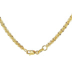 9K Yellow Gold High Finish 2.4MM Tocalle Chain 30 Inch, 5.1 grams