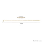 9K Yellow Gold Hollow Figaro Bracelet (Size 7.5) with Spring Ring Clasp
