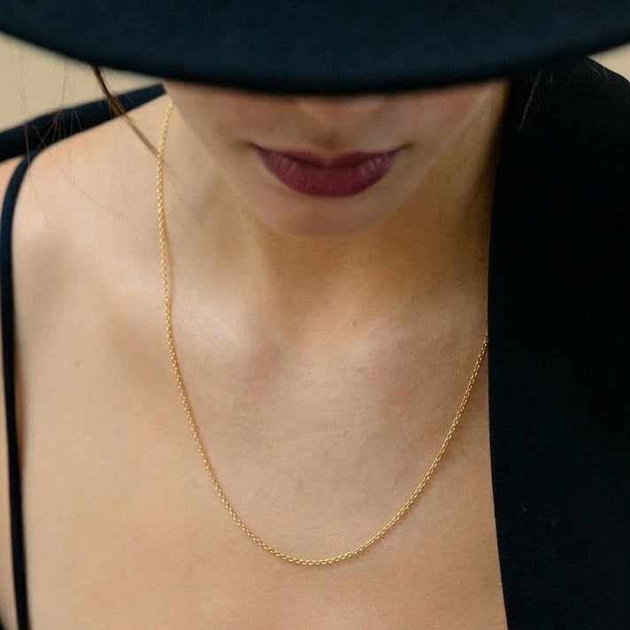 9K Yellow Gold High Finish Round Belcher Chain 20 Inch 2.9 grams 6093085 2