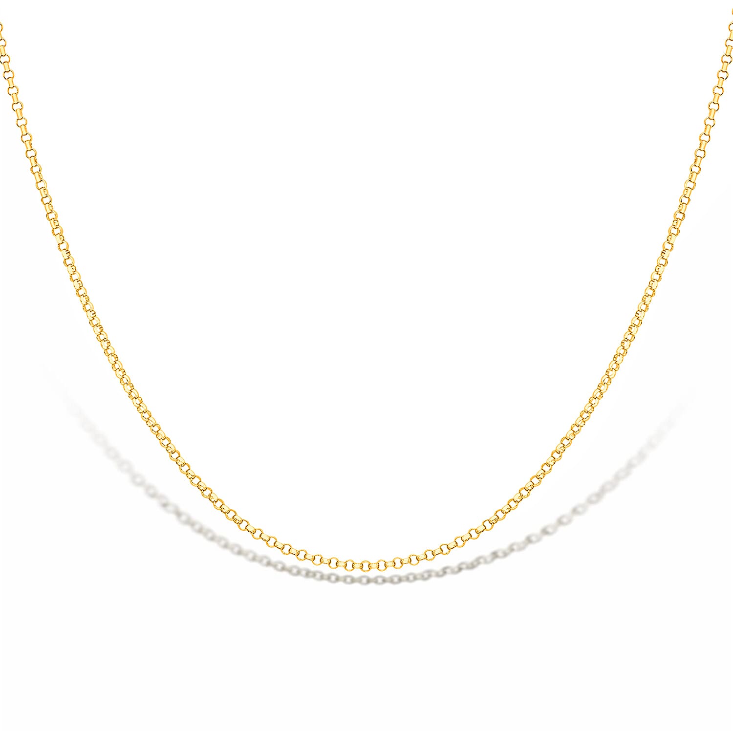 9K Yellow Gold High Finish Round Belcher Chain 20 Inch 2.9 grams 6093085 3