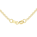9K Yellow Gold High Finish Round Belcher Chain 24 Inch, 3.5 grams