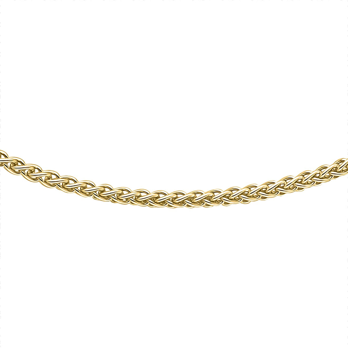 9K Yellow Gold High Finish Spiga Chain 16 Inch 2.1 grams 6093060 0