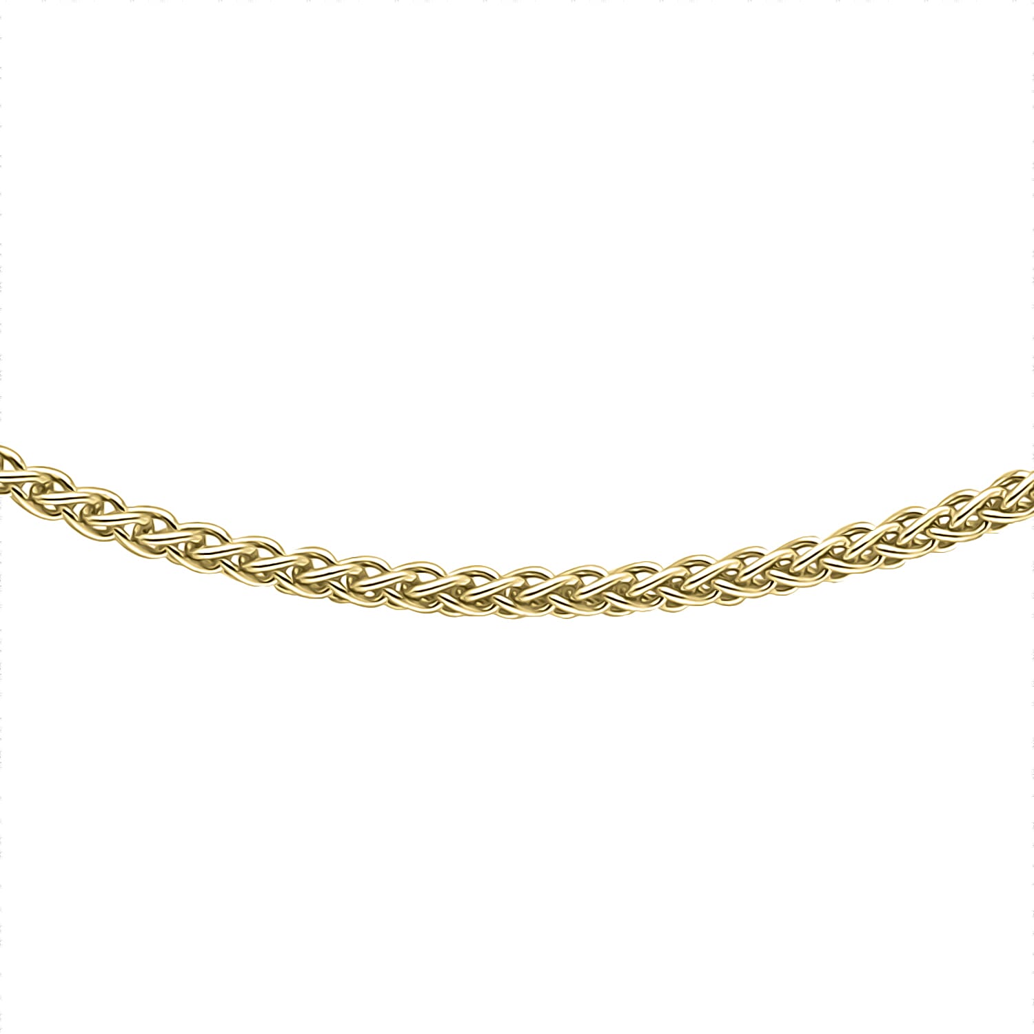 9K Yellow Gold High Finish Spiga Chain 16 Inch 2.1 grams 6093060 0