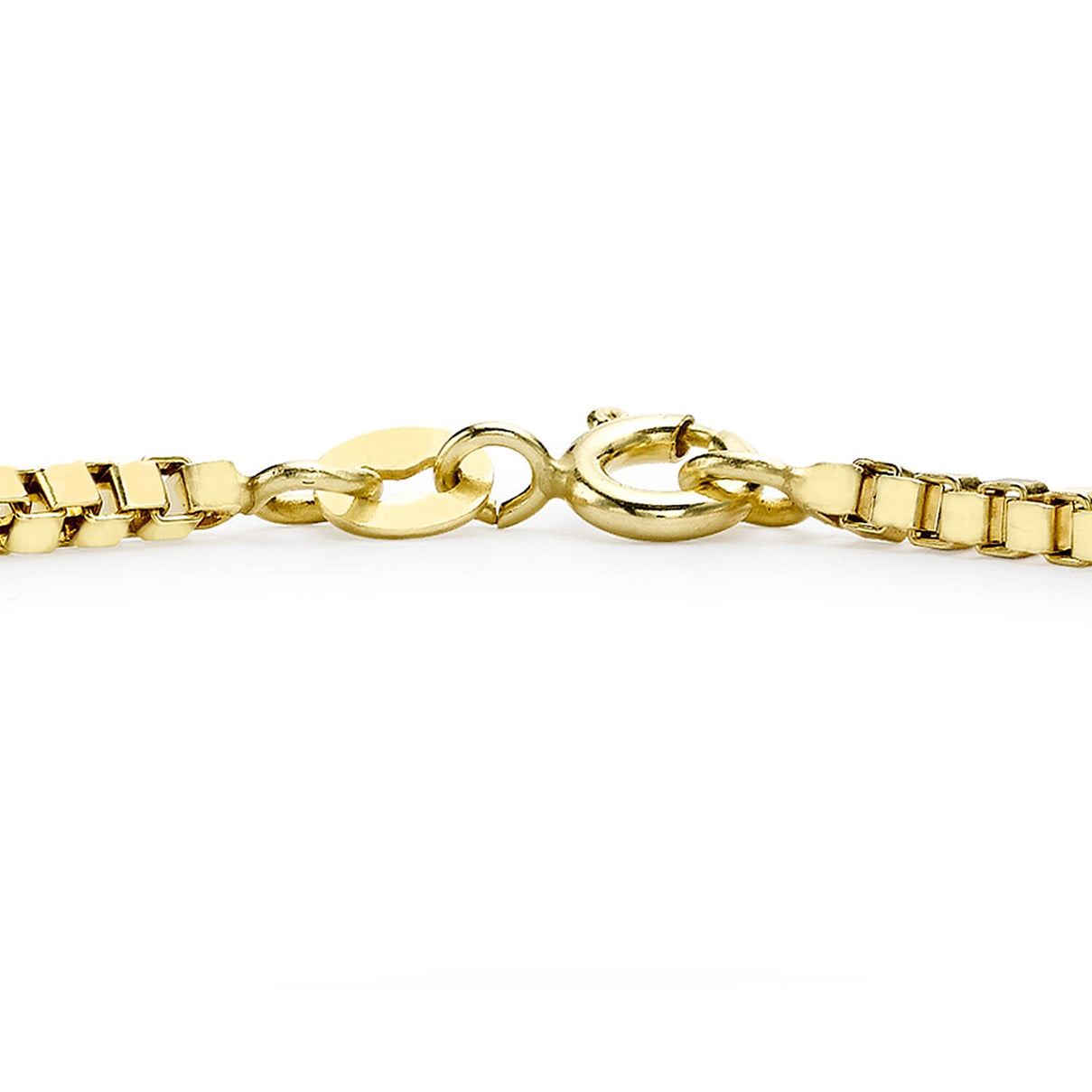 9K Yellow Gold Hollow Box Bracelet 7.5 Inch 7193421 2
