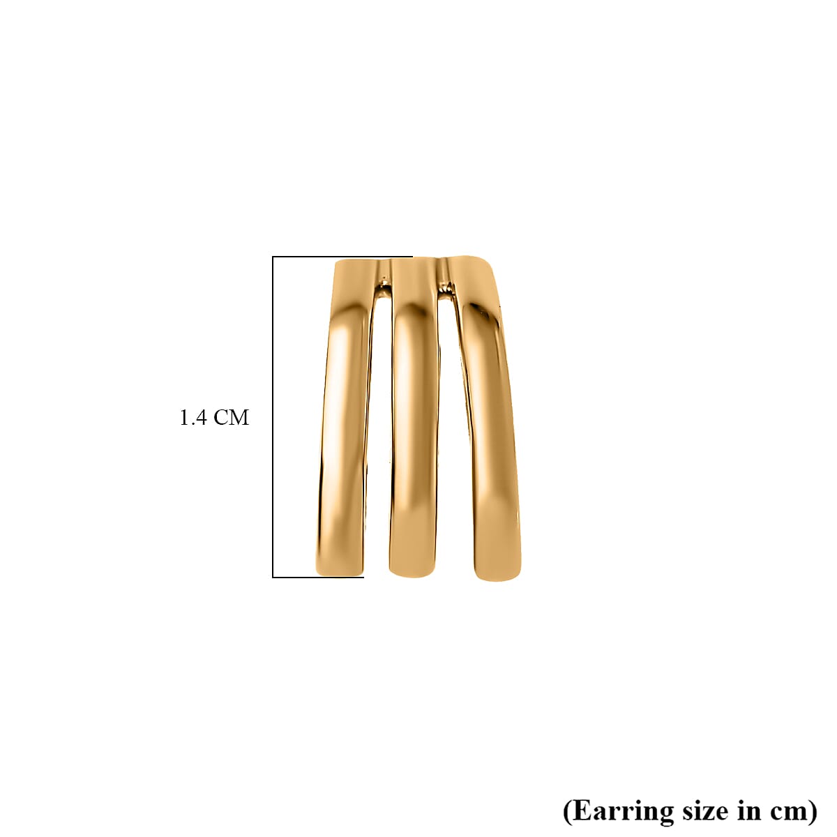 9K Yellow Gold Hoop Earrings 7674392 4