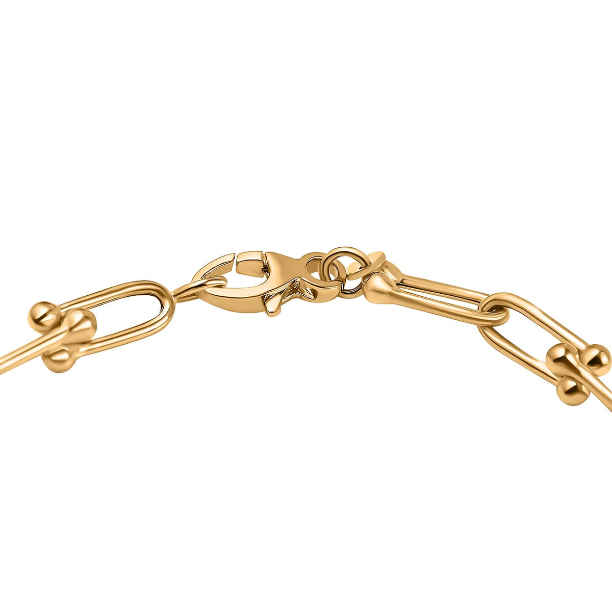 RACHEL GALLEY- 9K Yellow Gold Horseshoe Link Bracelet With Lobster Clasp (Size - 8) 7.90 gram 7676422 4