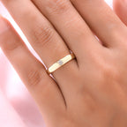 9K Yellow Gold Diamond Band Ring
