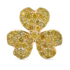 9K Yellow Gold SGL Certified Natural Yellow Diamond Pendant 1.00 Ct.