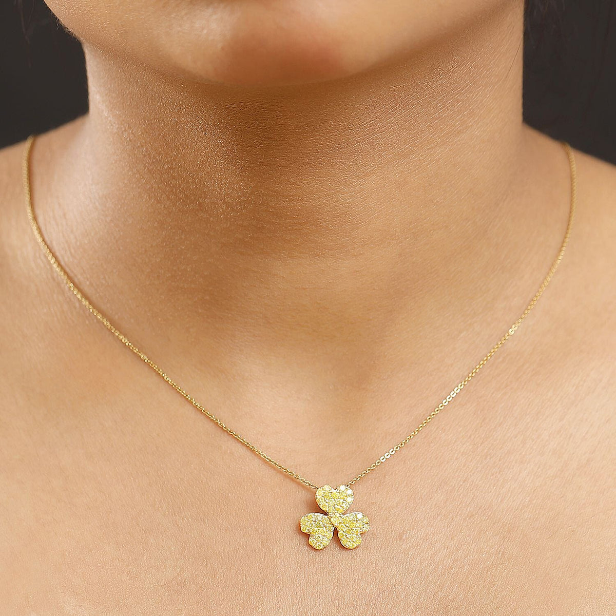 9K Yellow Gold SGL Certified Natural Yellow Diamond Pendant 1.00 Ct. 8093505 2