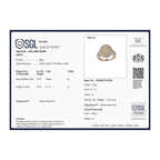 One Time Deal - 9K Yellow Gold I3 Natural Yellow Diamond & I3 G-H White Diamond SGL Certified Ring 1.50 Ct.
