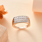 9K Yellow Gold SGL Certified GH Natural Diamond  Ring 1.01 Ct.