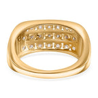 9K Yellow Gold SGL Certified GH Natural Diamond  Ring 1.01 Ct.