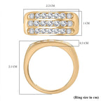 9K Yellow Gold SGL Certified GH Natural Diamond  Ring 1.01 Ct.