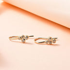 9K Yellow Gold SGL Certified Diamond Earrings 0.25 Ct.