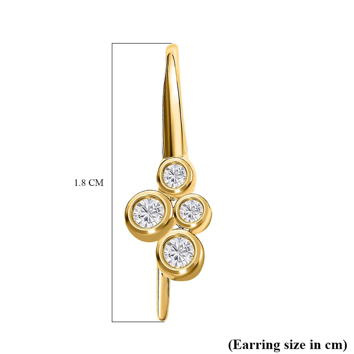 9K Yellow Gold SGL Certified Diamond Earrings 0.25 Ct. 7561587 5