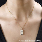 NY Closeout  - 9K Yellow Gold & Diamond SGL Certified Cross Pendant