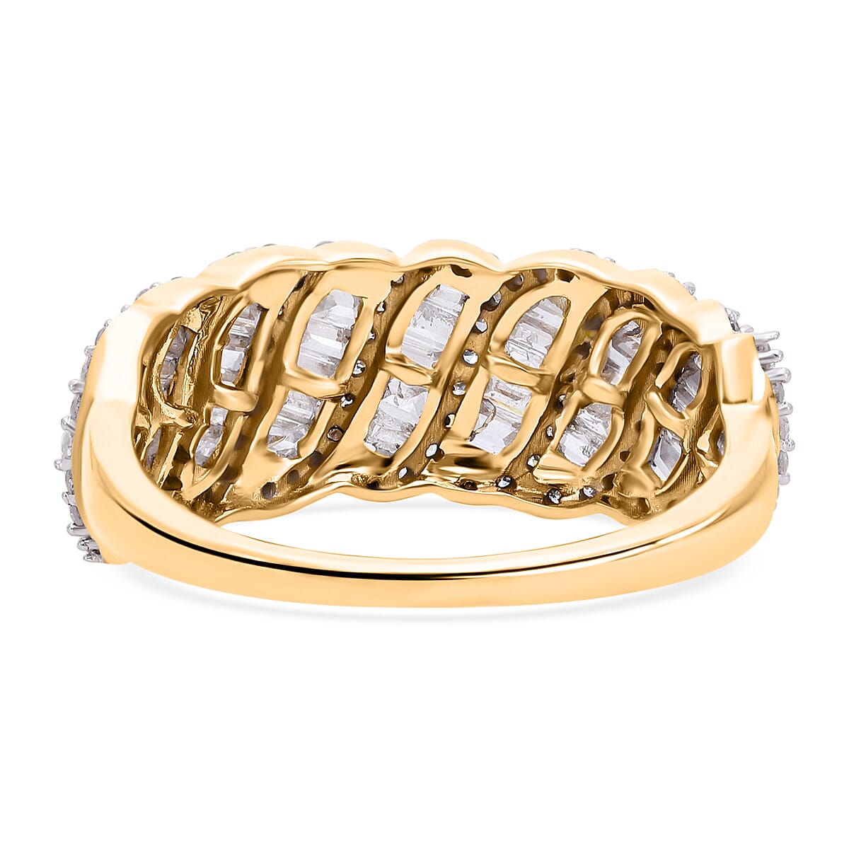 One Time Deal- 9K Yellow Gold Diamond (G-H) Ring 1.00 Ct 7725441 4