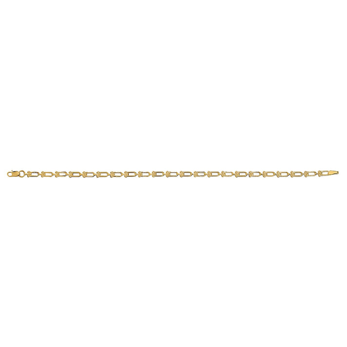 9K Yellow Gold Industrial Bracelet (Size - 7.5) 7939304 2