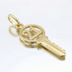 9K Yellow Gold  Pendant,  Gold Wt. 0.62 Gms