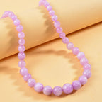 9K Yellow Gold AAA Kunzite Beads Necklace (Size - 20) 434.25 Ct.
