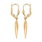 9K Yellow Gold Drop Earrings