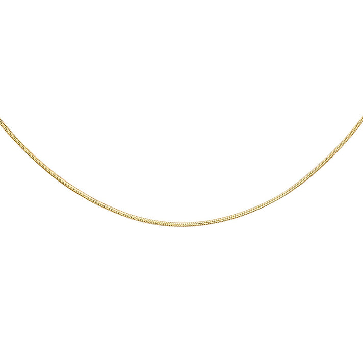 9K Yellow Gold Mini Round Snake Chain 20 Inch 7078104 1