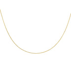 Close Out Deal - 9K Yellow Gold Mini Spiga Chain (Size - 16) with Spring Ring Clasp