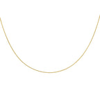 Close Out Deal - 9K Yellow Gold Mini Spiga Chain (Size - 18) with Spring Ring Clasp