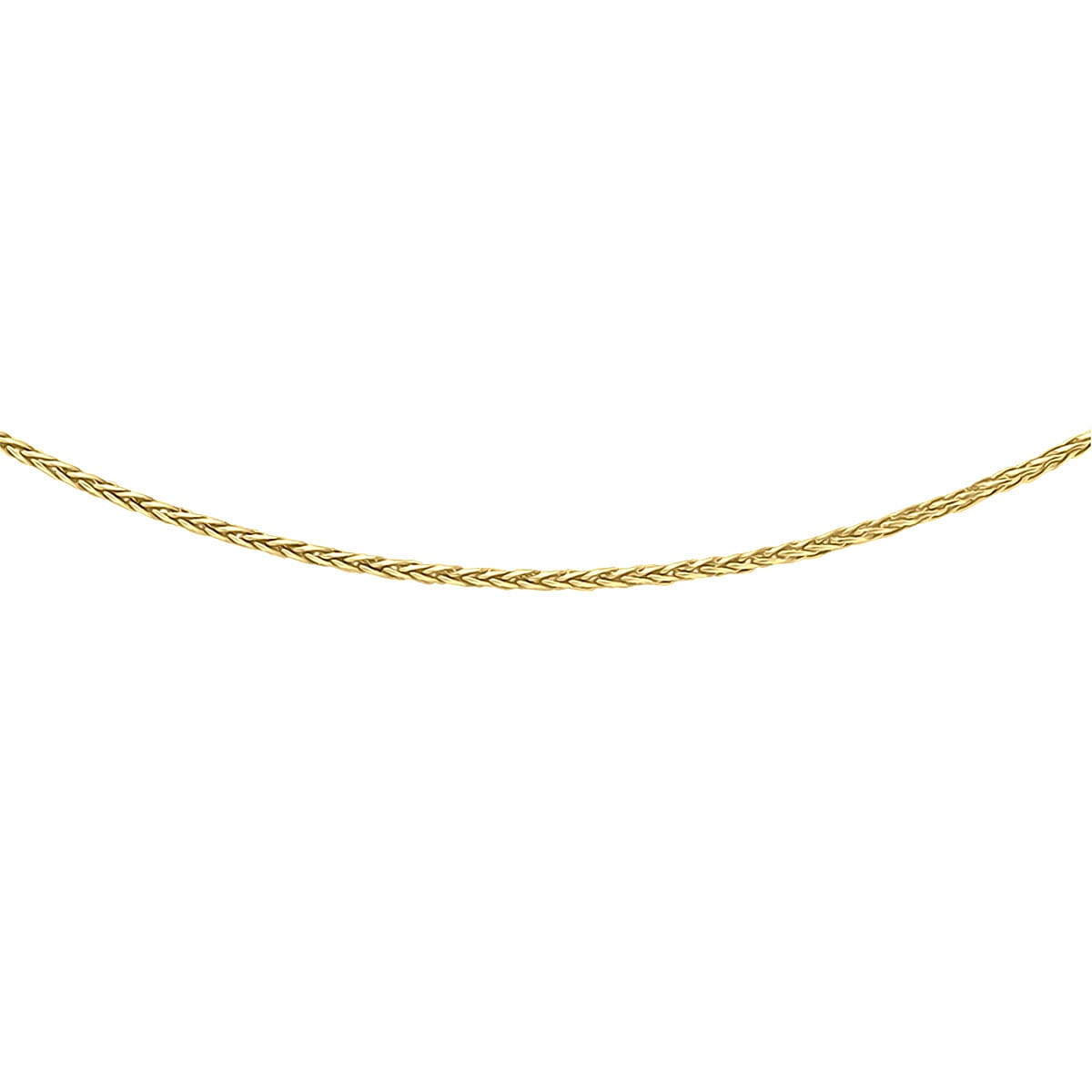 9K Yellow Gold Mini Spiga Chain (Size - 18) with Spring Ring Clasp 8127030 4