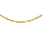 One Time Biggest Italian Close Out - 9K Yellow Gold Square Byzantine Necklace (Size - 20), Gold Wt. 10 Gms