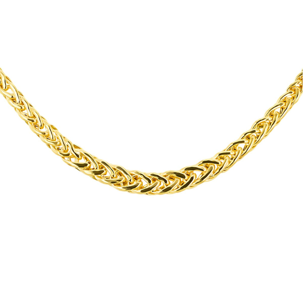 One Time Closeout  Deal- 9K Yellow Gold Woven Link Necklace (Size - 18)  Gold Wt. 6.3 Gms