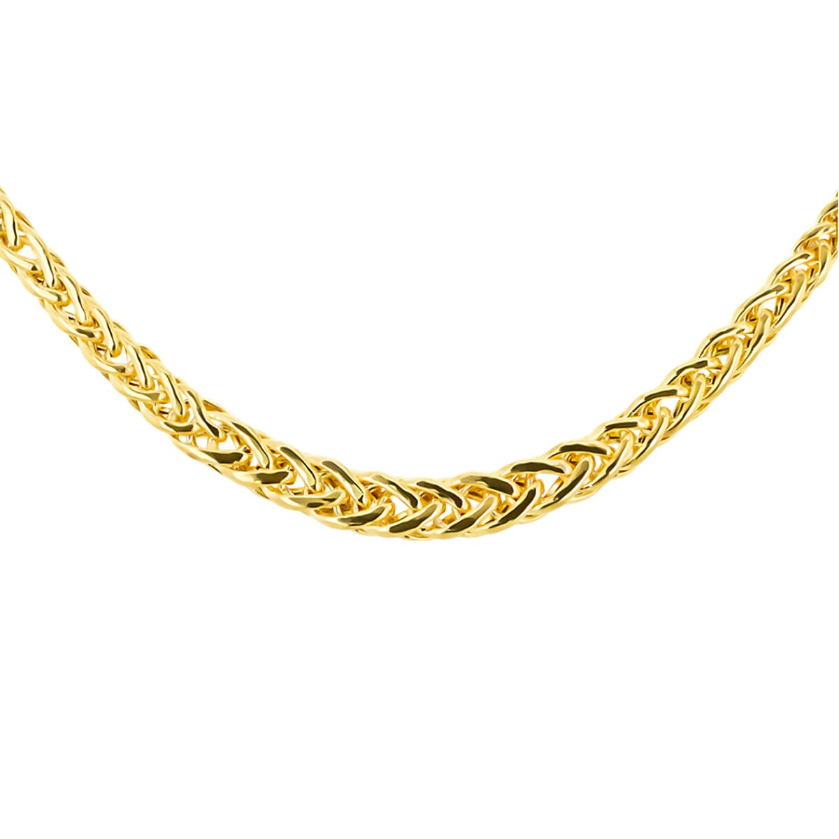 One Time Closeout  Deal- 9K Yellow Gold Woven Link Necklace (Size - 18)  Gold Wt. 6.3 Gms 7779060 0