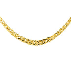 One Time Closeout  Deal- 9K Yellow Gold Woven Link Necklace (Size - 18)  Gold Wt. 6.3 Gms