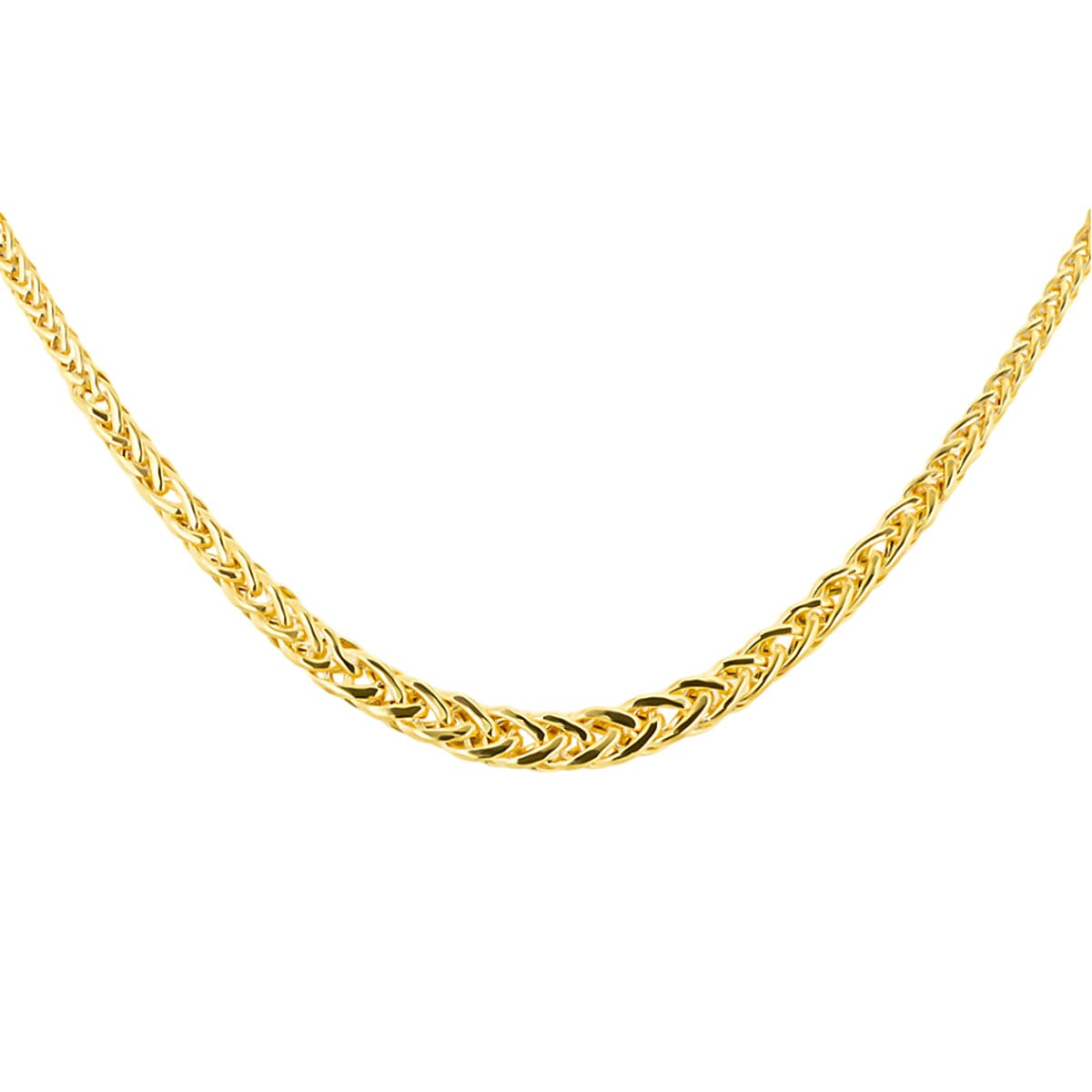 One Time Closeout  Deal- 9K Yellow Gold Woven Link Necklace (Size - 18)  Gold Wt. 6.3 Gms 7779060 1