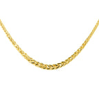 One Time Closeout  Deal- 9K Yellow Gold Woven Link Necklace (Size - 18)  Gold Wt. 6.3 Gms