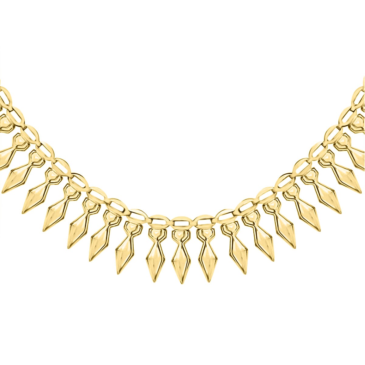 9K Yellow Gold Cleopatra Lite Necklace (Size - 17), Gold Wt. 6.3 Gms 7747557 1
