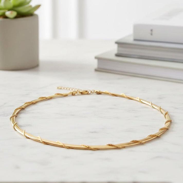 9K Yellow Gold Necklace (Size - 18-2 Inch Ext) 8416243 2