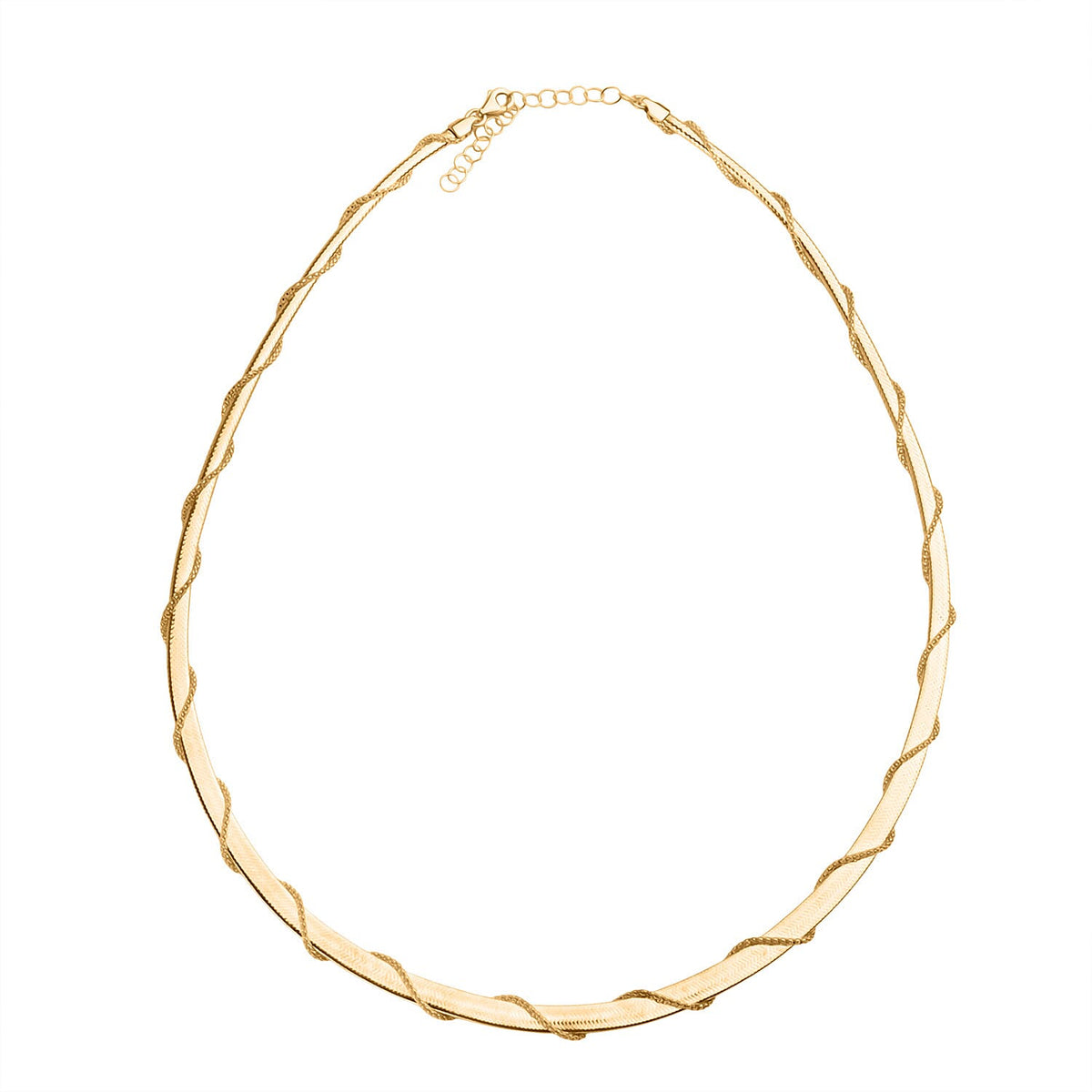 9K Yellow Gold Necklace (Size - 18-2 Inch Ext) V32502737 3