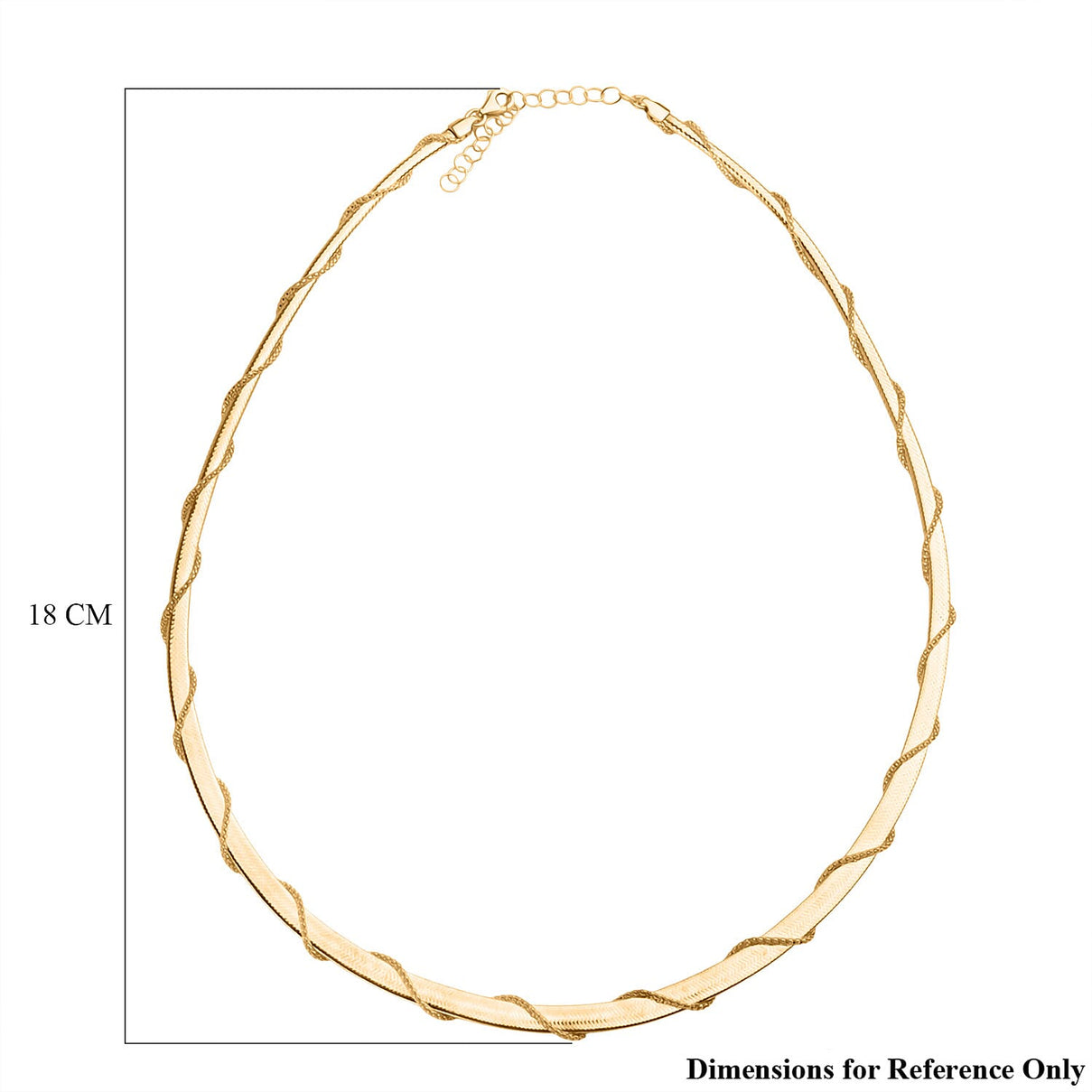9K Yellow Gold Necklace (Size - 18-2 Inch Ext) V32502737 5