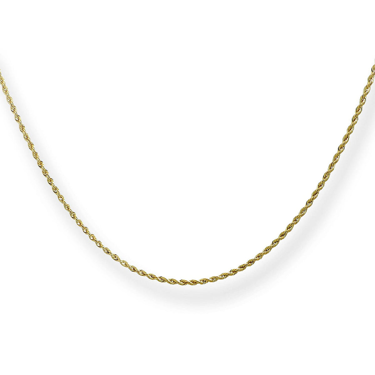 Maestro Collection - 9K Yellow Gold 1.6MM Necklace with Spring Ring Clasp 18 Inch 8310464 0