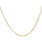 9K Yellow Gold Belcher Necklace (Size 20)