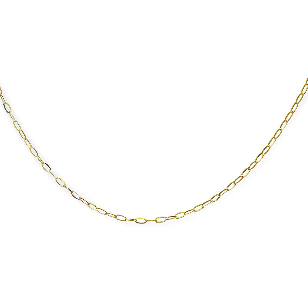 Italian Made 9K Yellow Gold Necklace (Size - 20)