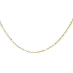 Italian Made 9K Yellow Gold Necklace (Size - 20)