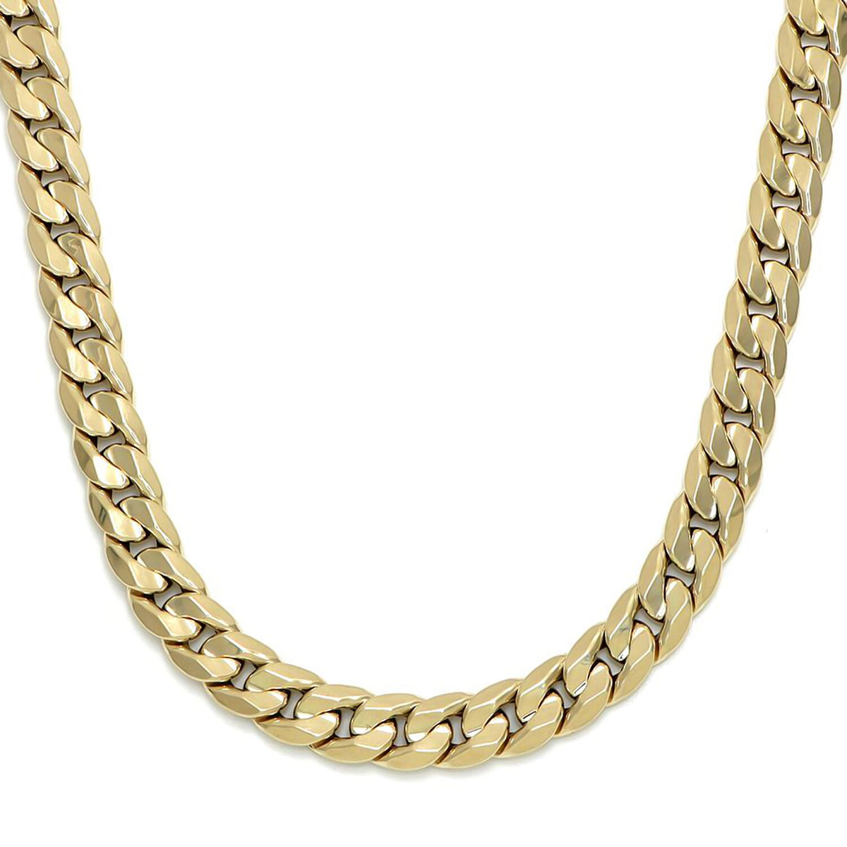 9K Yellow Gold 8.5MM Grumette Necklace with Lobster Clasp (Size - 20) 8189628 0