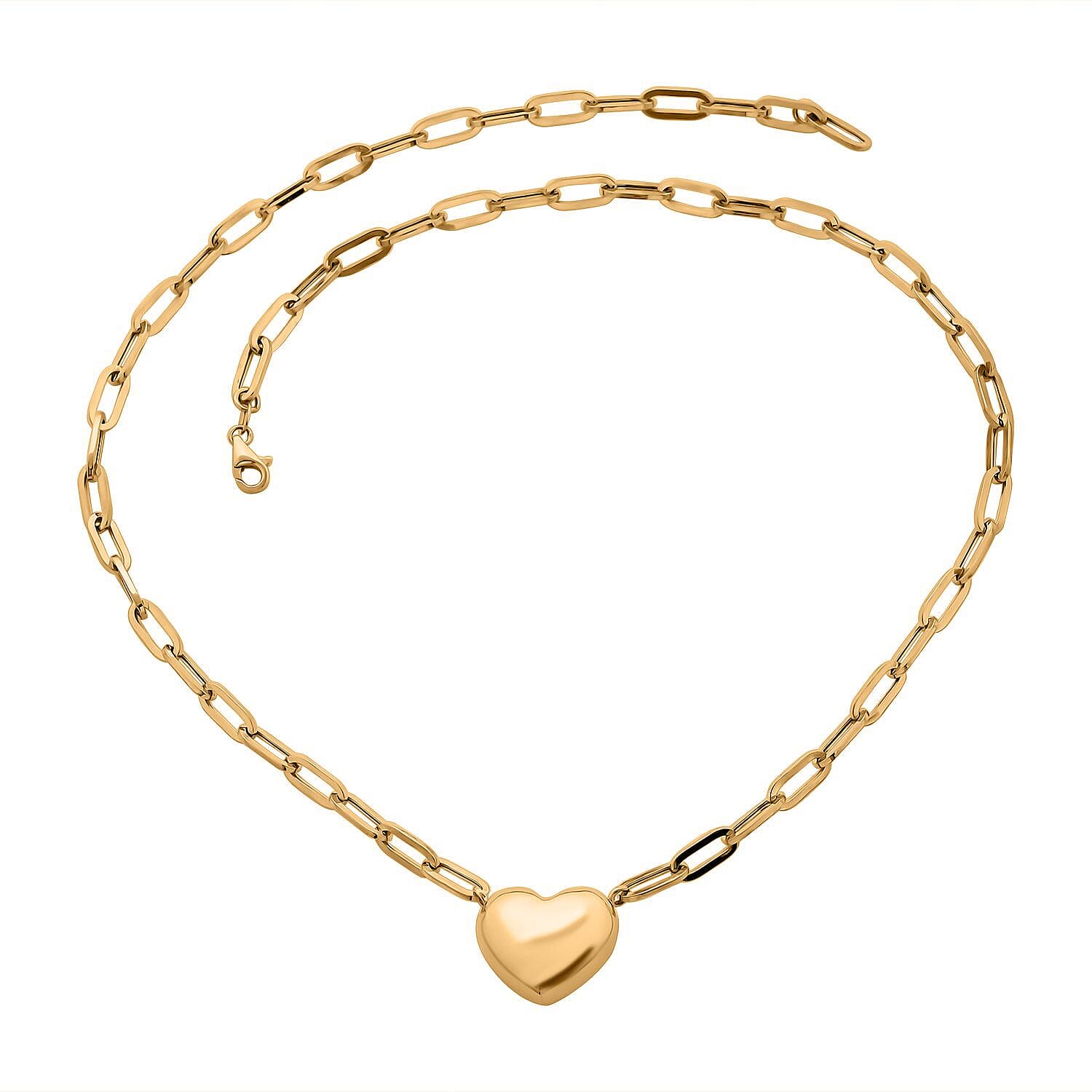 Maestro Collection - 9K Yellow Gold Heart Necklace (Size - 20). Gold Wt 3.01 Gms 7727617 0