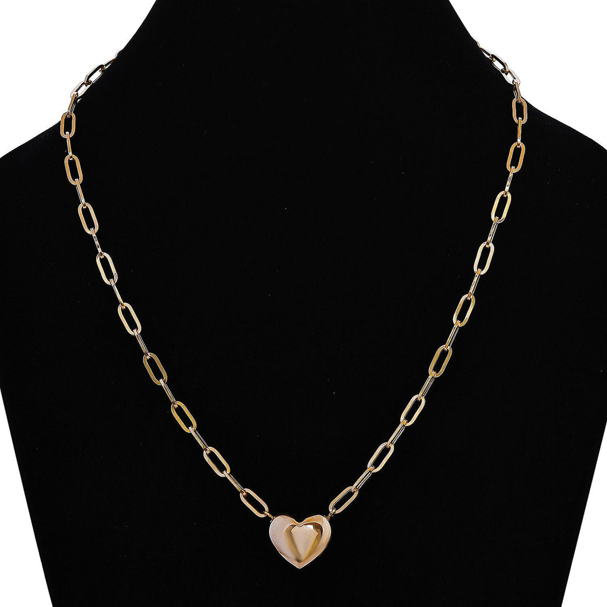 Maestro Collection - 9K Yellow Gold Heart Necklace (Size - 20). Gold Wt 3.01 Gms 7727617 3