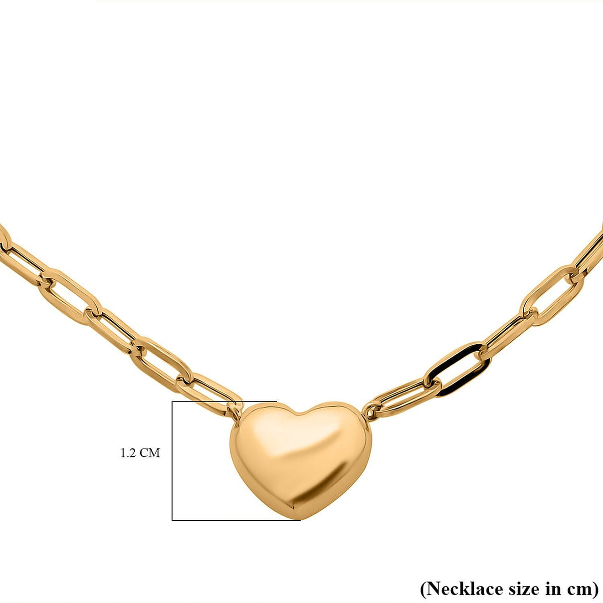 Maestro Collection - 9K Yellow Gold Heart Necklace (Size - 20). Gold Wt 3.01 Gms 7727617 5