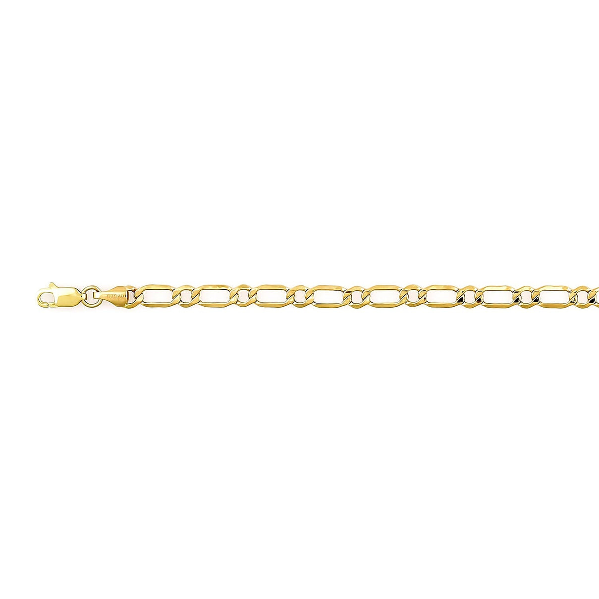 9K Yellow Gold Figaro Necklace (Size - 20), Gold Wt. 5.50 Gms 7702801 0